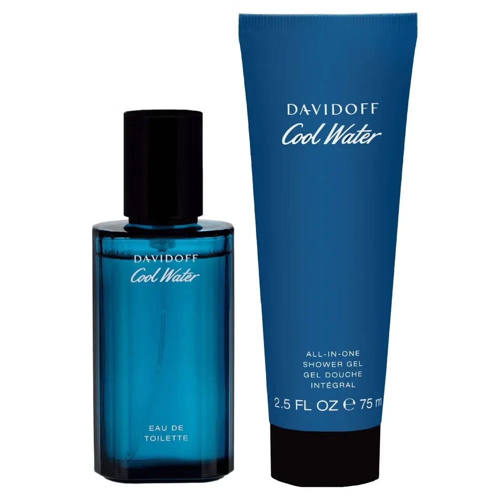 Cool Water Mens 40ml 2pc Gift Set - Image 2