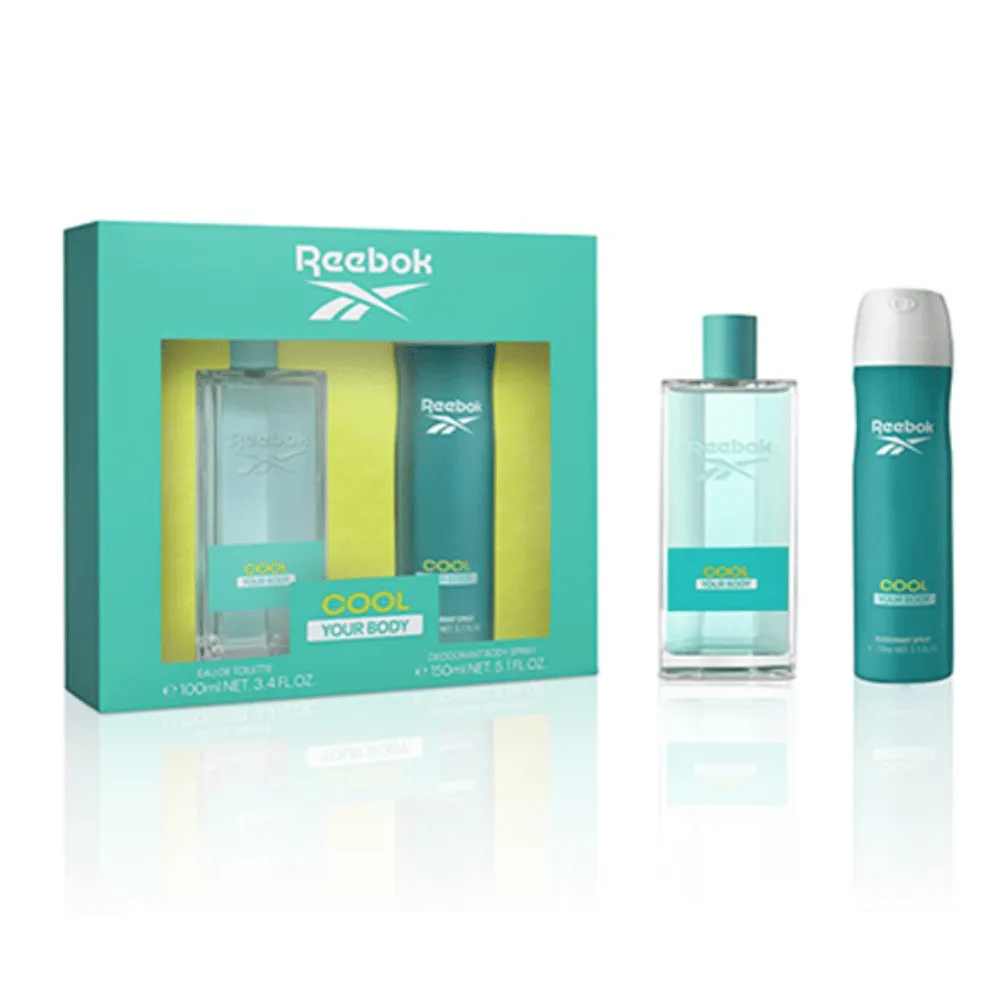 Reebok Cool Your Body Ladies 100ml 2pc Gift Set - Image 2