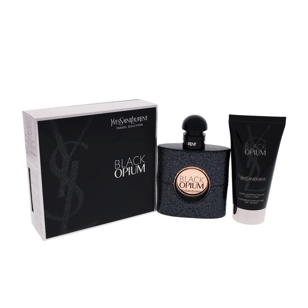 YSL Black Opium 50ml 2pc Gift Set 50ml Edp Spr, 50ml Body Lotion