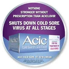 Acic 5% (Aciclovir) Cold Sore Cream - 2g - Image 3