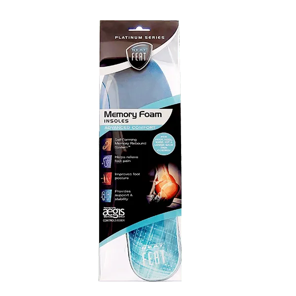 Platinum Series Advanced Memory Foam Insole that Self-Forms - 1 Pair