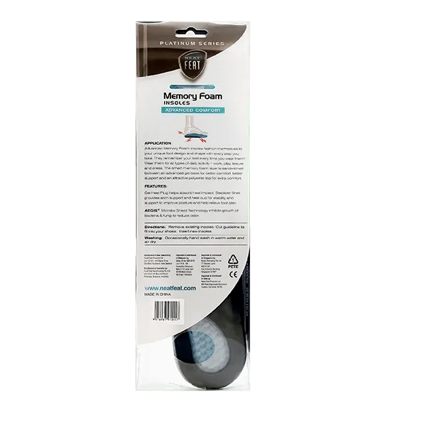 Platinum Series Advanced Memory Foam Insole that Self-Forms - 1 Pair - Image 4