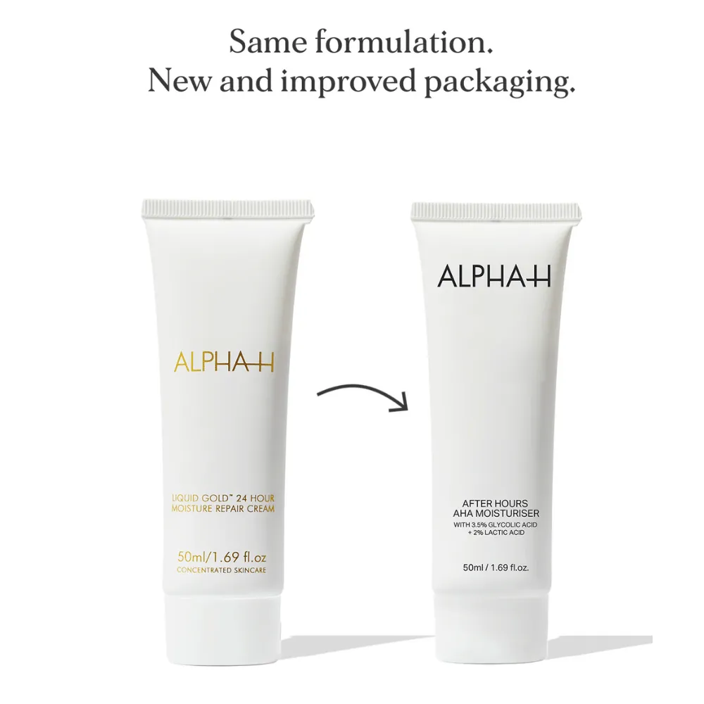 Alpha-H After Hours AHA Moisturiser - 50ml - Image 7