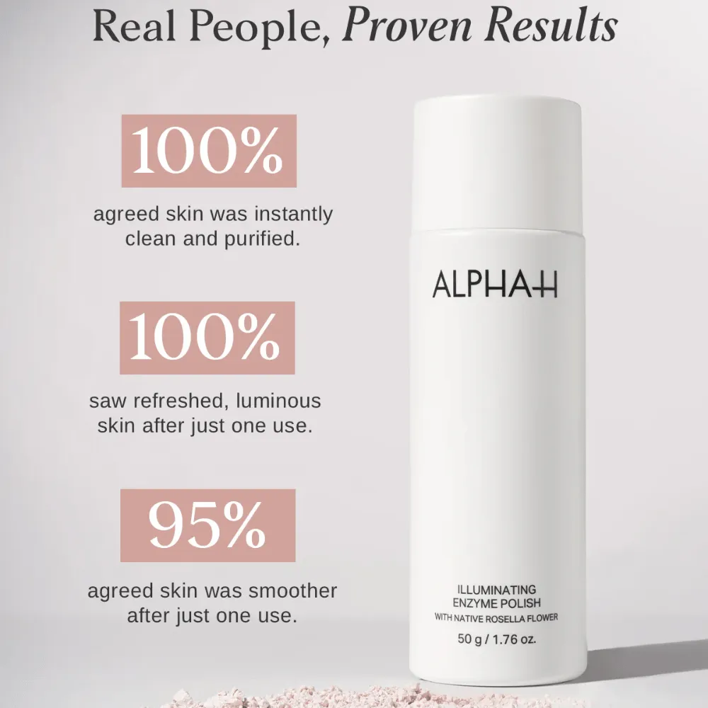 Alpha-H Illuminating Enzyme Polish with Native Rosella Flower 50g - Image 9