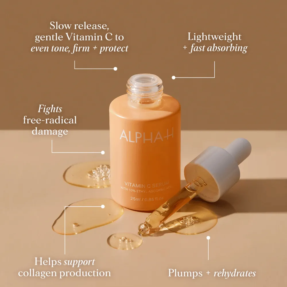 Alpha-H Vitamin C Serum with 10% Ethyl Ascorbic Acid 25ml - Image 2