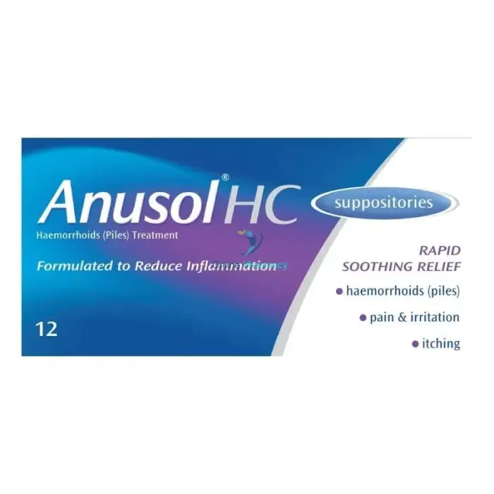 Anusol HC Suppositories - 12 Pack