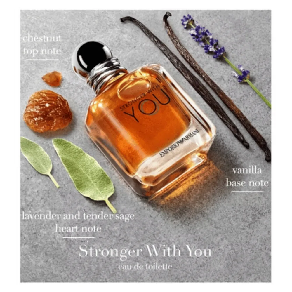 Armani Stronger With You Mens 50ml Edt Spray - Image 3