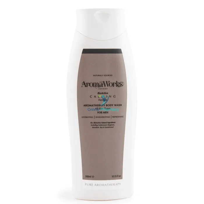 AromaWorks Calming Aromatherapy Body Wash for Men - 300ml