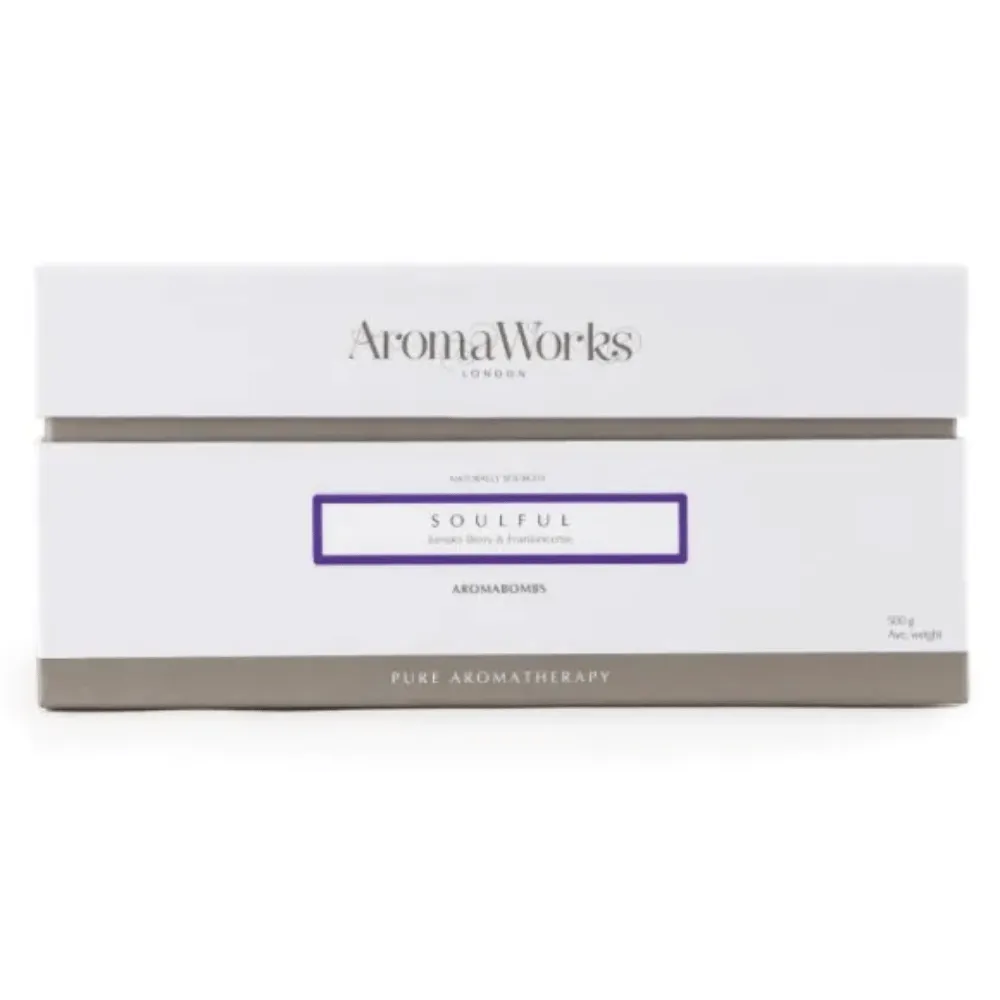 AromaWorks Soulful Aromabomb Duo Bath Bombs - Box of 2