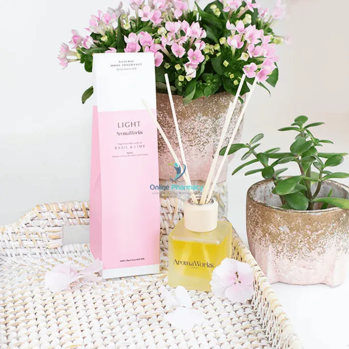AromaWorks Basil & Lime Reed Diffuser