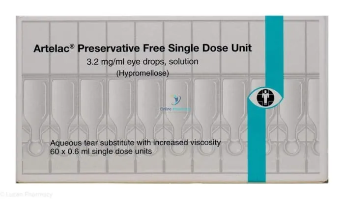 Artelac Single Dose Units For Dry Eyes - 30 / 60 Pack