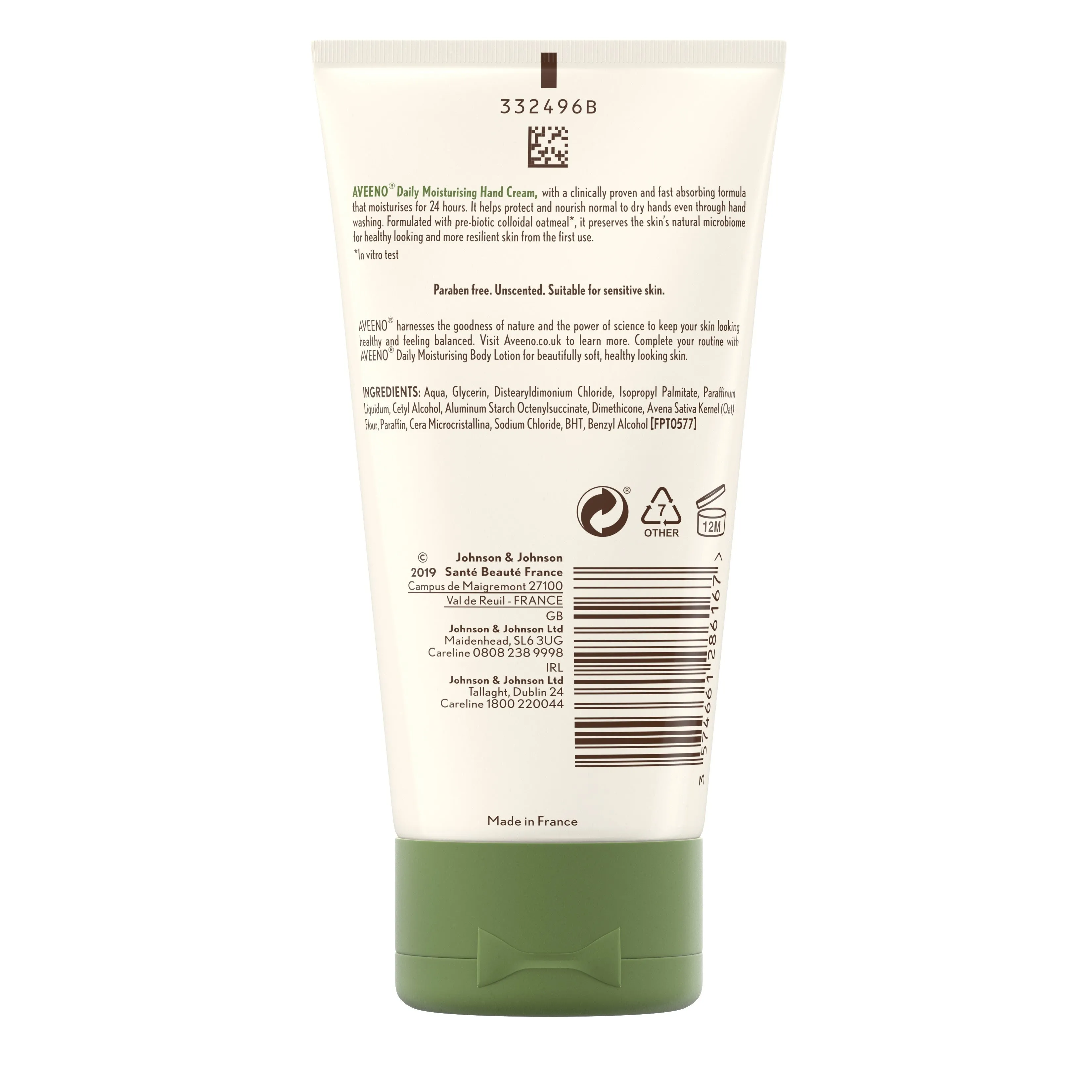 Aveeno Daily Moisturising Hand Cream - 75ml - Image 2