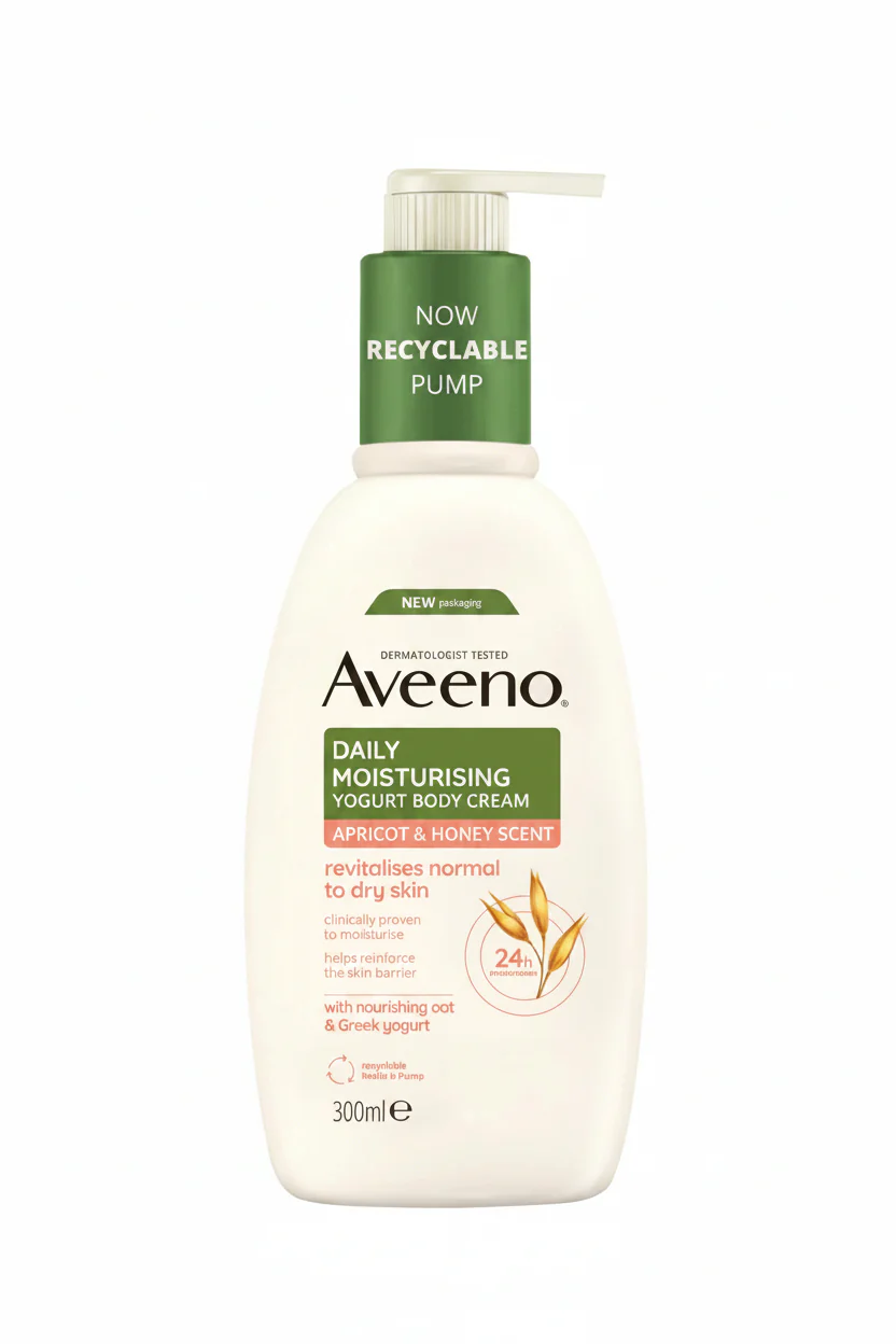 Aveeno Daily Moisturising Yogurt Body Cream Apricot & Honey - 300ml