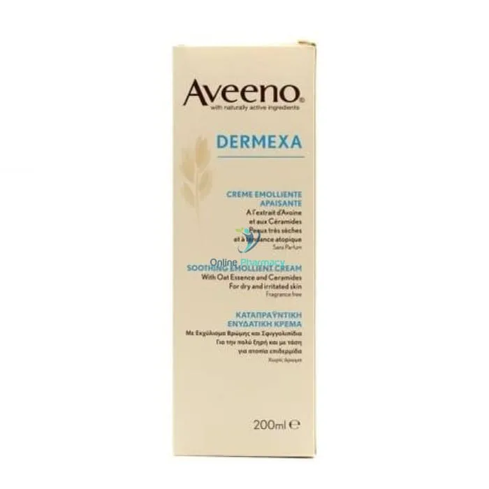 Aveeno Dermexa Moisturising Cream - 200ml - Image 2