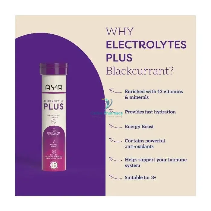 AYA Electrolyte Blackcurrant - 20 Pack - Image 2