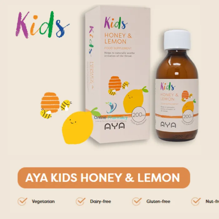 AYA Kids Honey & Lemon - 200ml - Image 2