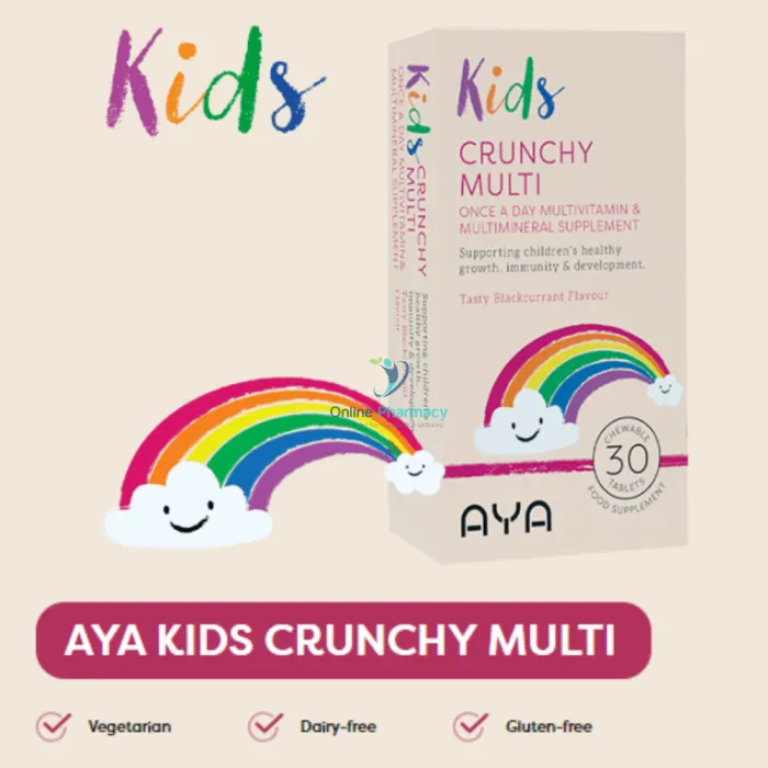 AYA Kids Multi Crunchy - 30 Tabs - Image 2