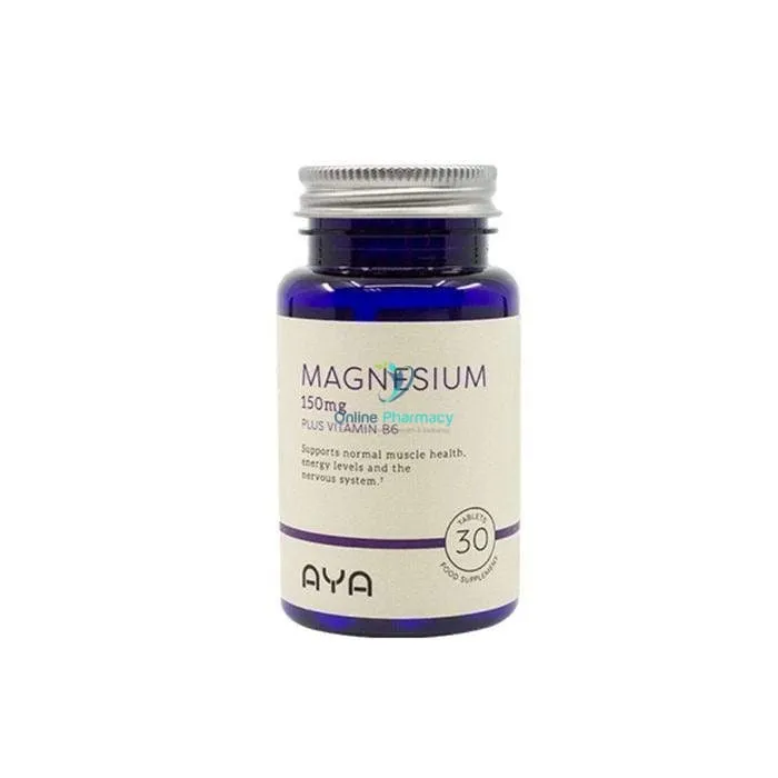 AYA Magnesium 150mg With Vit B6 - 30 Tabs