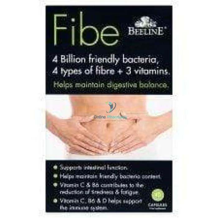 Beeline Fibe Capsules For a Healthy Gut & Intestine - 40 Pack