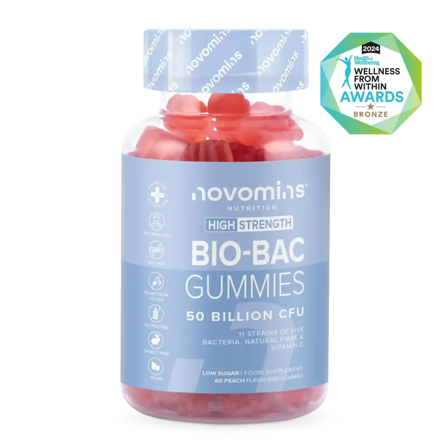 Novomins Bio-Bac Gummies - 60 Pack