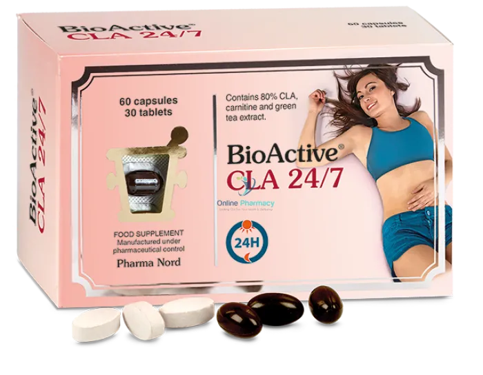 Pharma Nord BioActive CLA 24/7 - 60 Capsules & 30 Pack