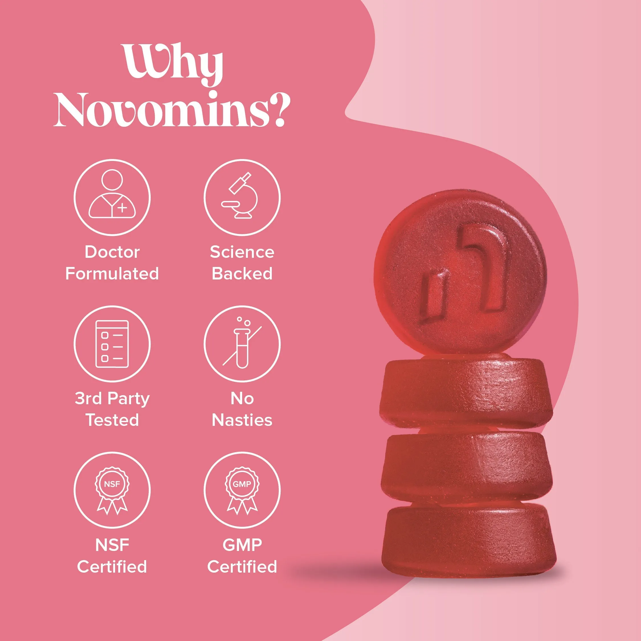 Novomins Biotin Gummies - 60 Pack - Image 7
