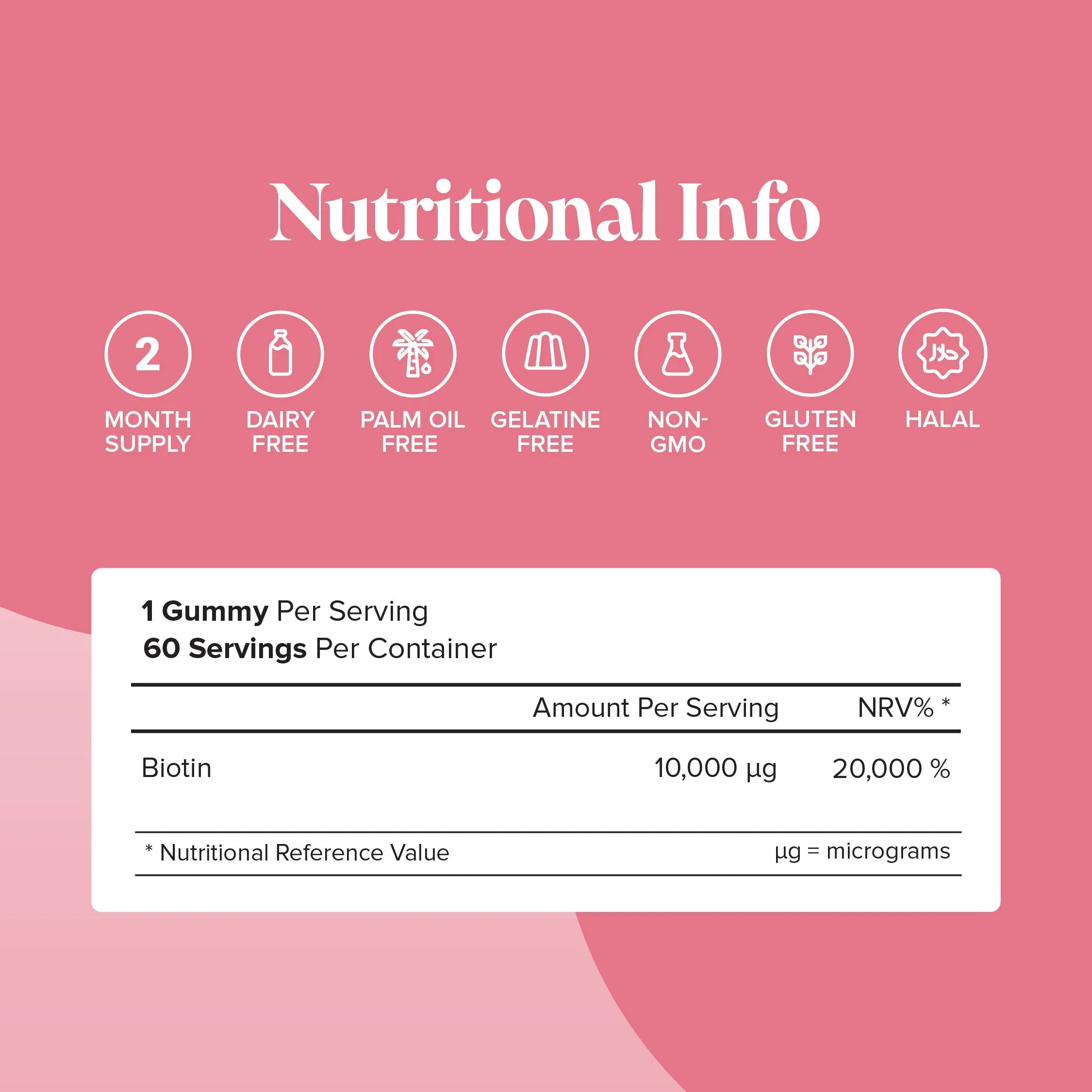 Novomins Biotin Gummies - 60 Pack - Image 8