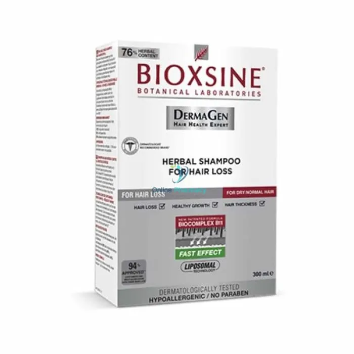 Bioxsine Herbal Shampoo Normal-Dry - 300ml