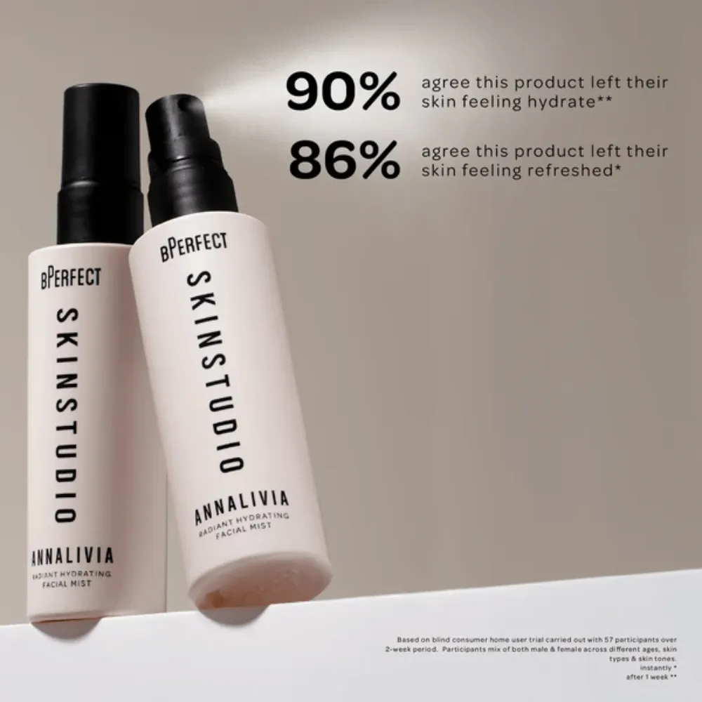 Bperfect Skin Studio Annalivia Radiant Hydrating Facial Mist - Image 3