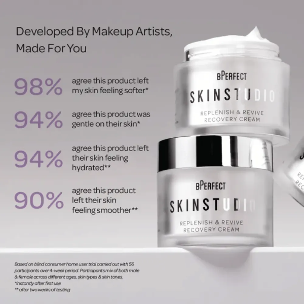 BperfecReplenish & Revive Recovery Cream 50mlt Skin Studio - Image 5