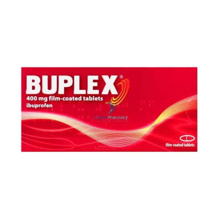 Buplex Ibuprofen 400mg Tablets - 12 Pack
