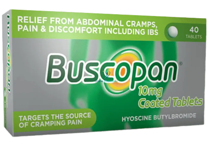 Buscopan Hyoscine 10mg Tablets - 20 Pack