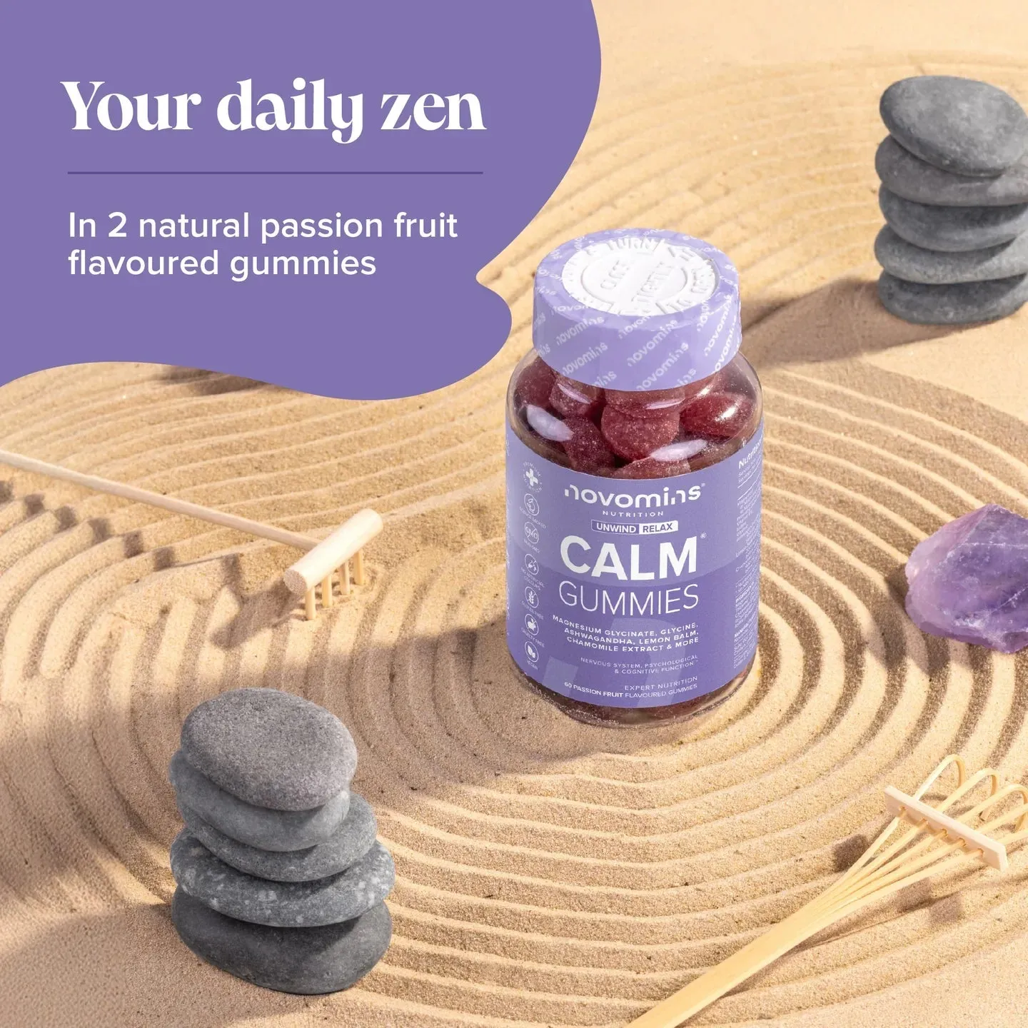 Novomins Calm Gummies - 60 Pack - Image 3