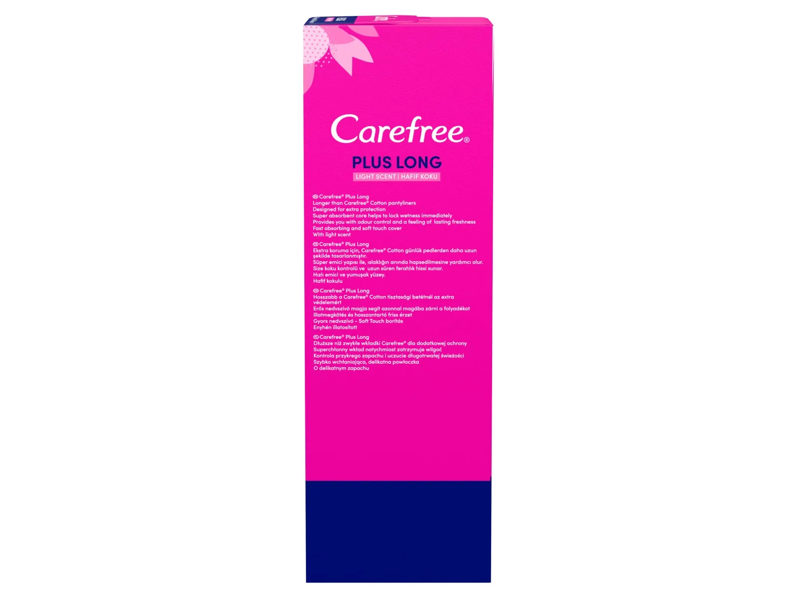 Carefree Plus Long - 24 Light Scent Liners - Image 2