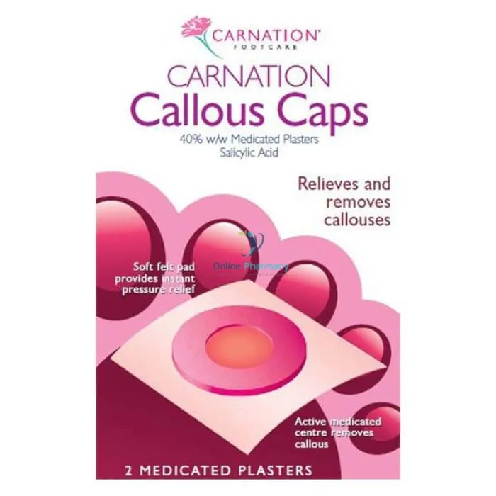 Carnation Callous Caps - 2 Pack
