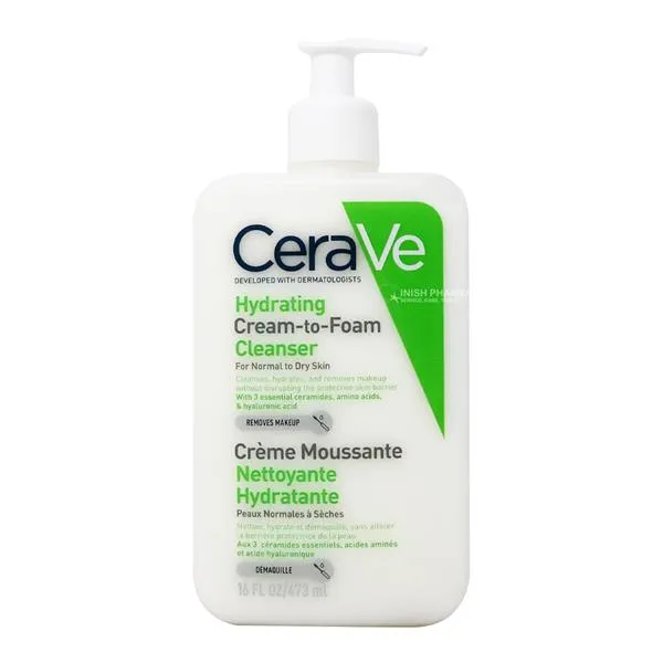Cerave Cream to Foam Hydrating Cleanser - 473ml