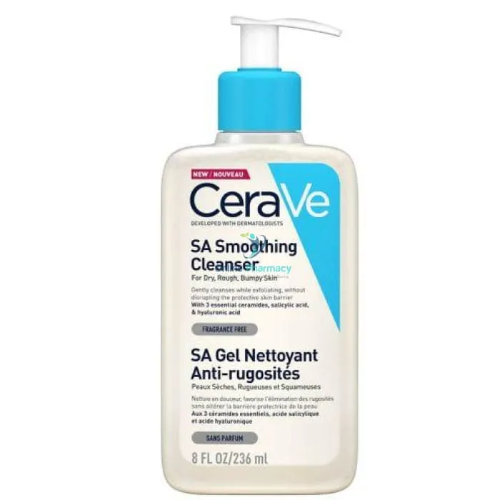 CeraVe SA Smoothing Cleanser - 236ml / 473ml