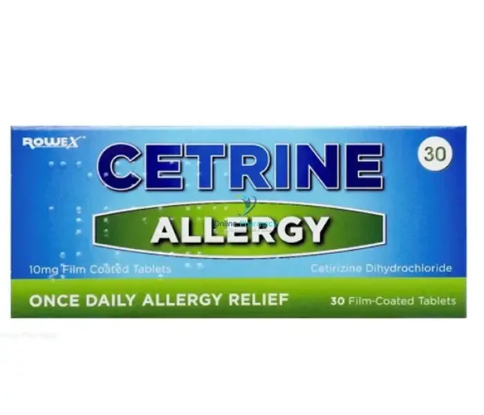 Cetrine Cetirizine Antihistamine Tablets - 7 or 30 Tablets - Image 3