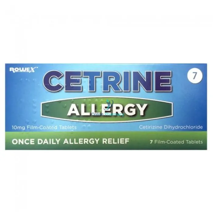 Cetrine Cetirizine Antihistamine Tablets - 7 or 30 Tablets - Image 4