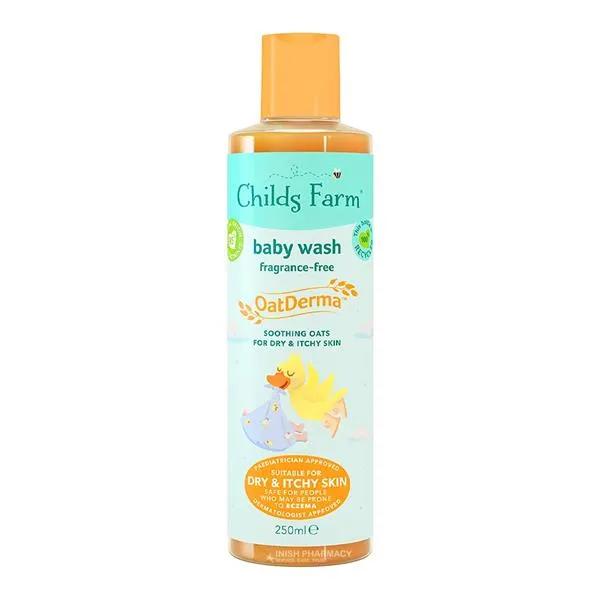 Childs Farm Oatderma Fragrance Free Body Wash - 250ml