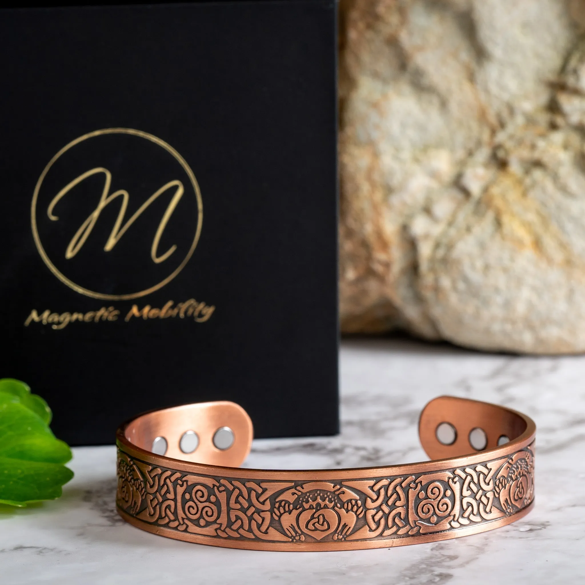 Claddagh Copper Bracelet - Image 2