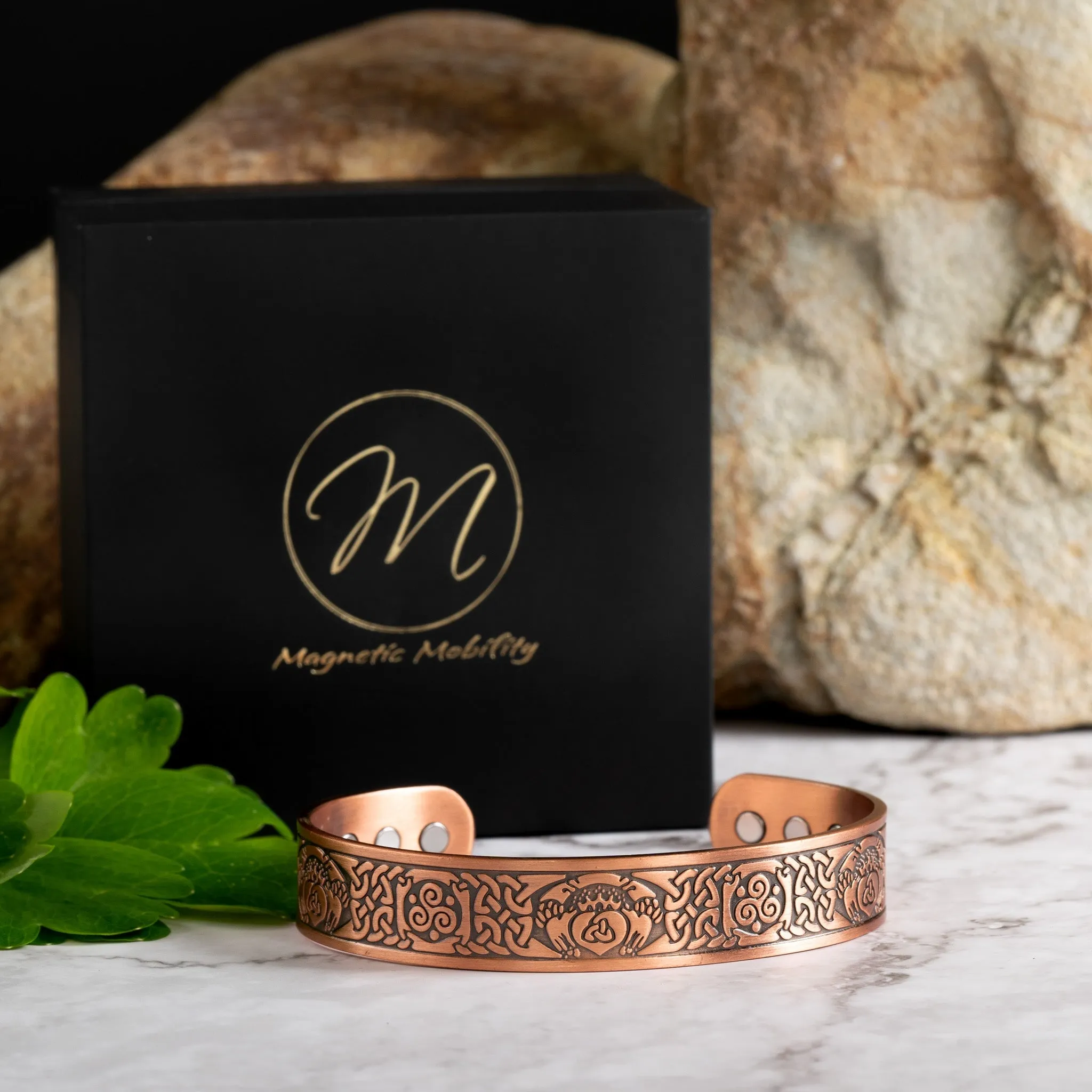 Claddagh Copper Bracelet - Image 5
