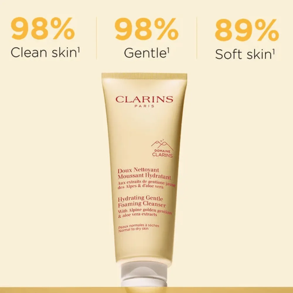 Clarins Hydrating Gentle Foaming Cleanser 125ml - Image 2