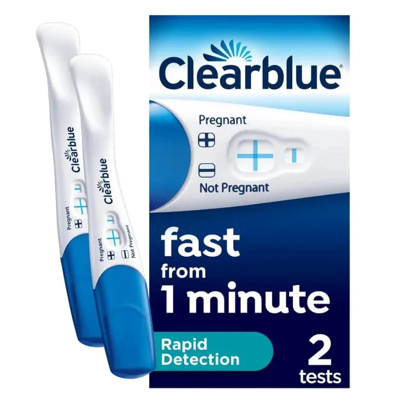 Clearblue Rapid Detection Pregnancy Test - 1/2 Pack - Image 2