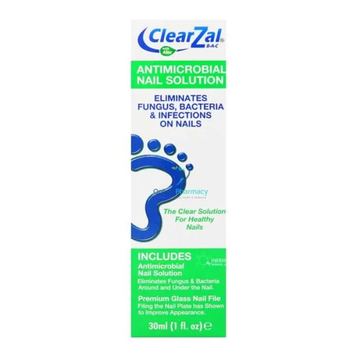 ClearZal BAC Antimicrobial Nail Solution - 30ml