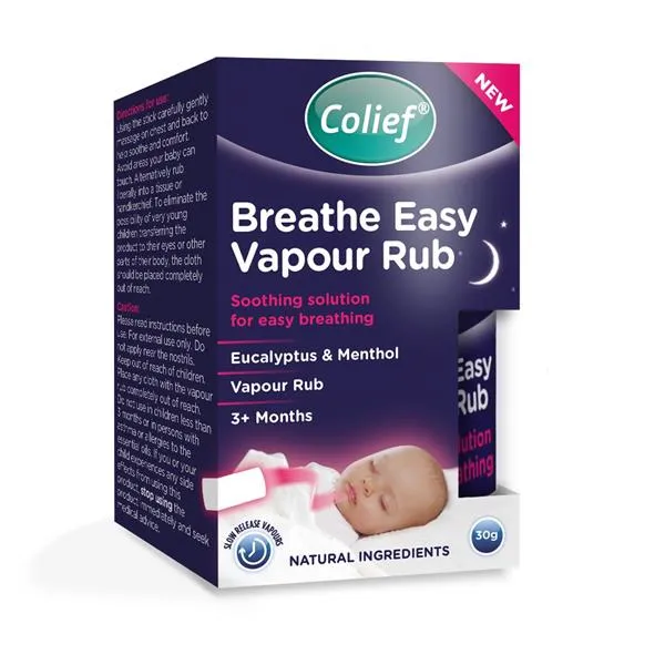 Colief Breathe Easy Vapour Rub 3+ Months - 30g
