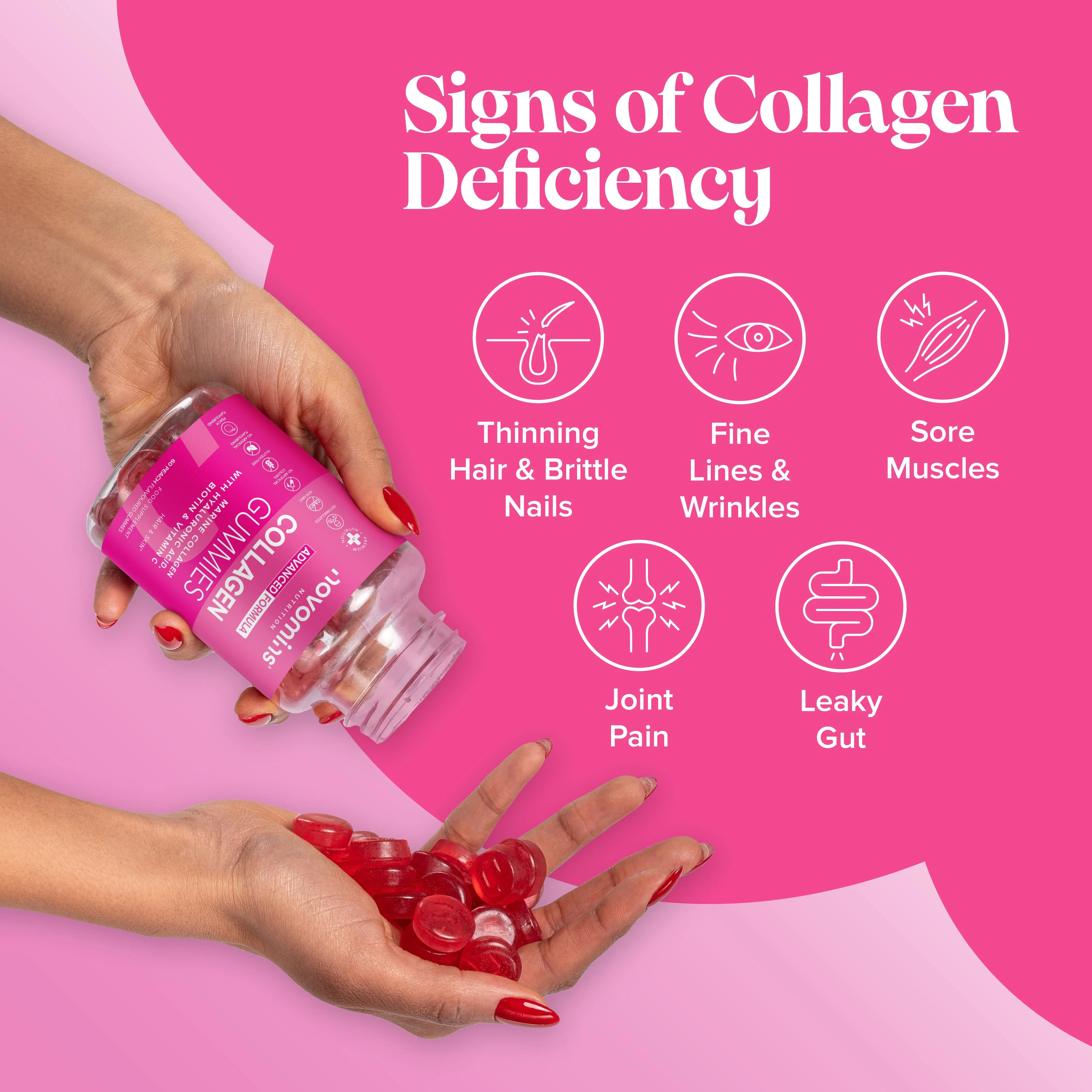Novomins Collagen Gummies - 60 Pack - Image 4