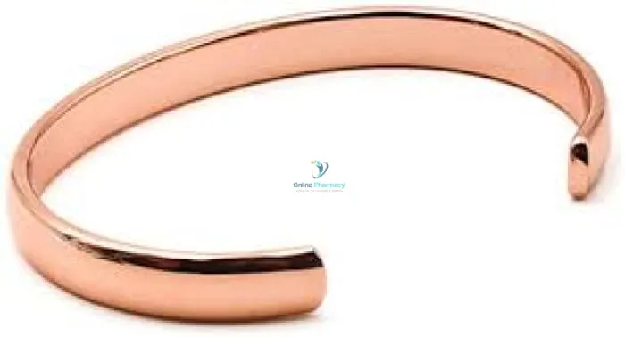 Medicare Copper Bangle With 2 Magnets - Plain