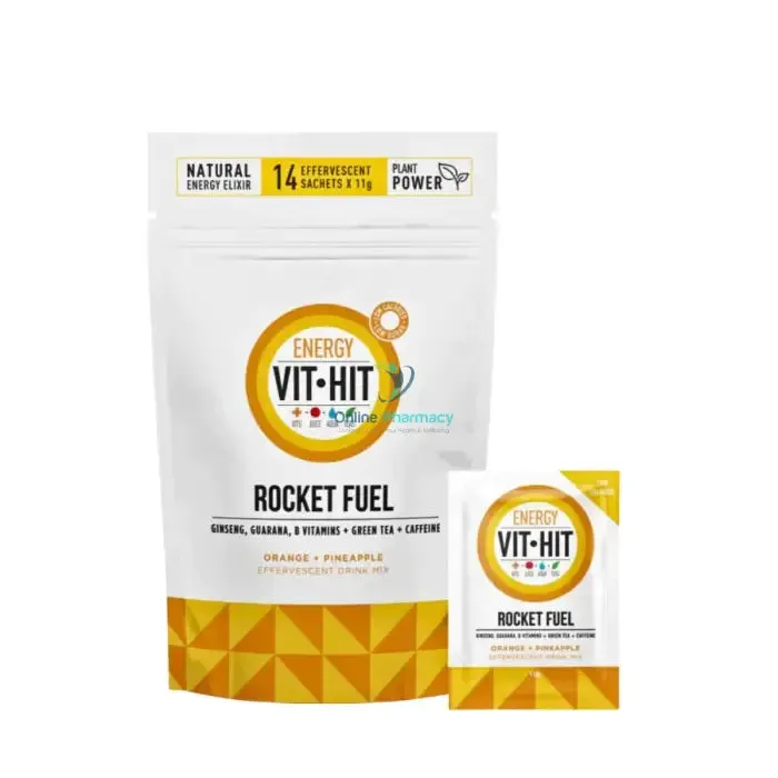 VIT-HIT Rocket Fuel Energy Supplement Effervescent