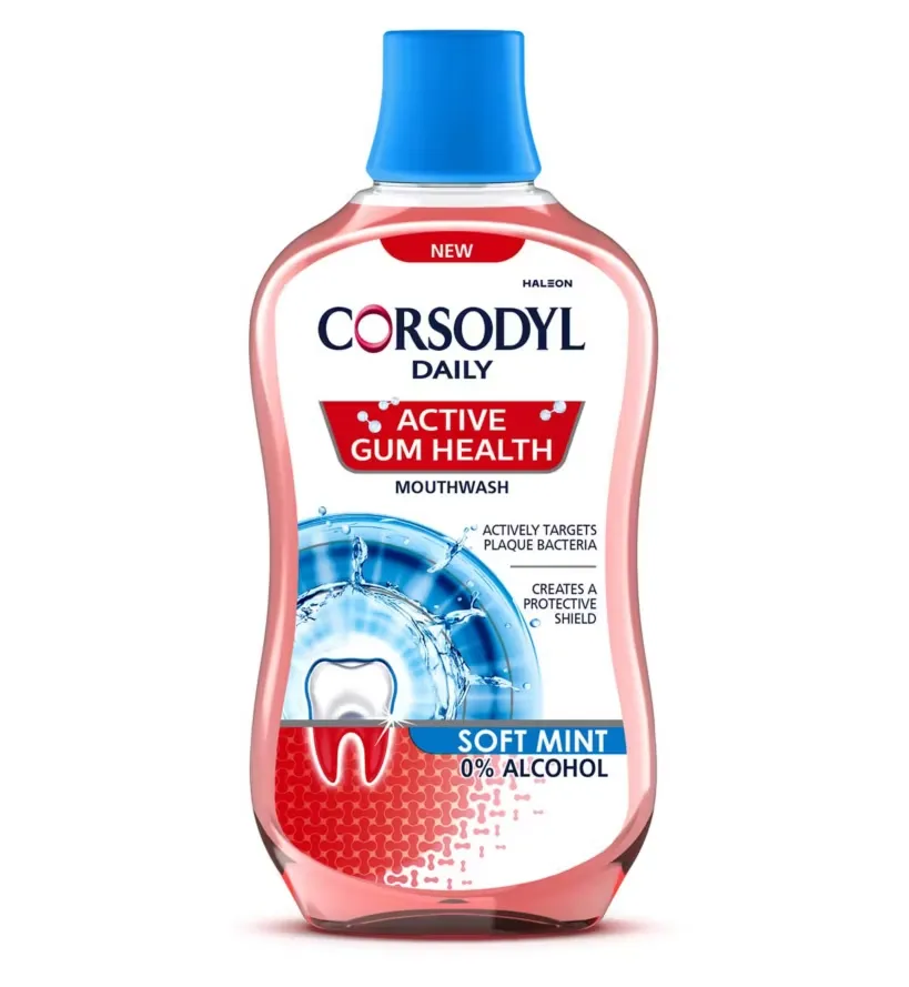 Corsodyl Active Gum Health Daily Mouthwash 500ml